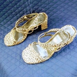 Westies Cheetah multi strapped dress sandal